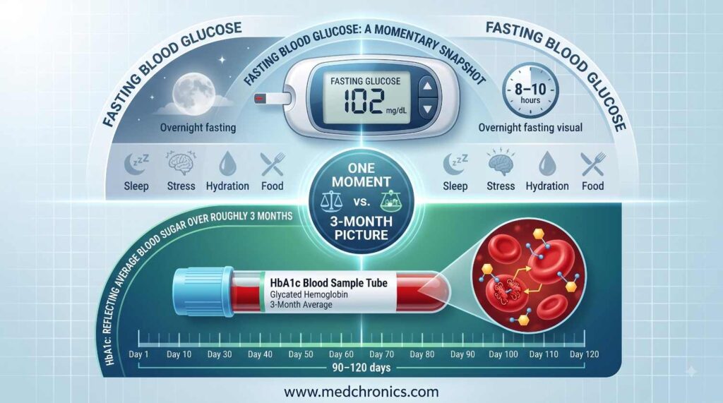 HbA1c vs Fasting Sugar